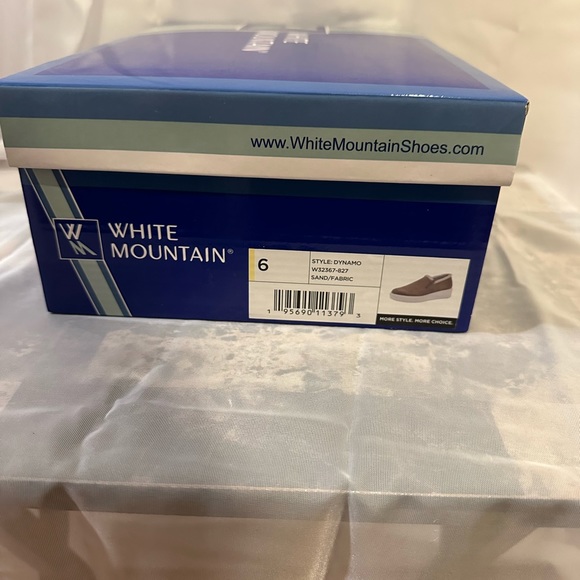 White mountain, tan, slip on sneaker - Picture 3 of 3